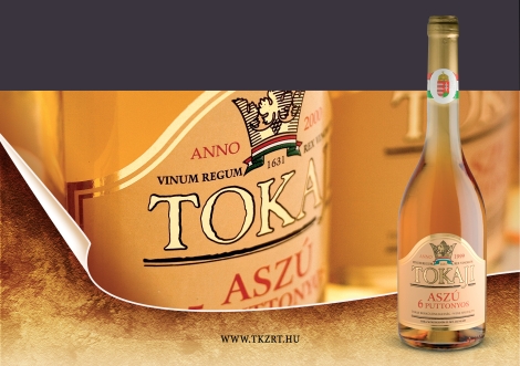 Колаж с токайско вино